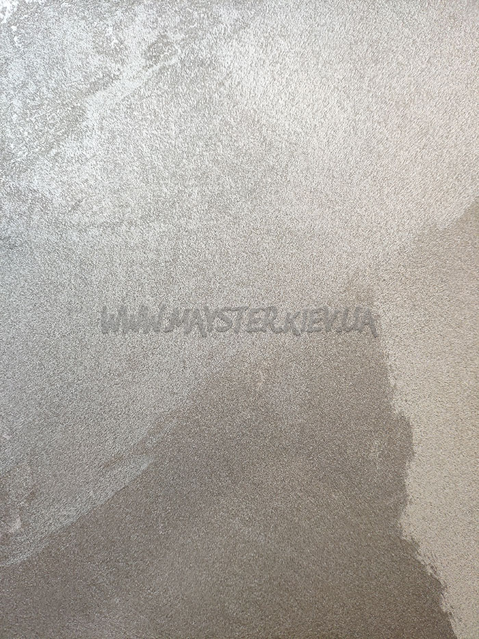 образец Alumo Limestone декоративный материал с металлизированным эффектом