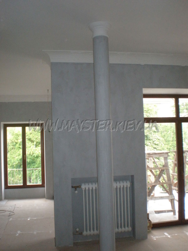 Лофт - бетон венецианской штукатуркой Senideco
