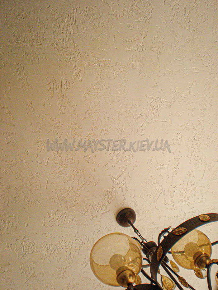 Фактура из шпаклевки на потолок фотография