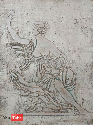 Декоративное панно на стену Античная девушка