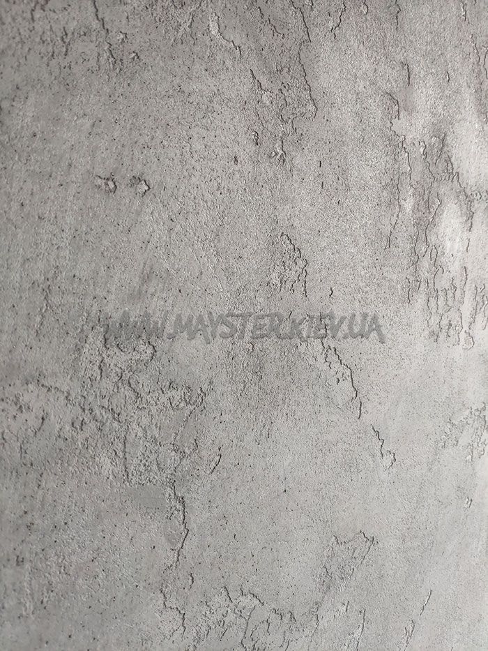 Серая штукатурка Marmorino in Polvere Concrete Colorificio Veneziano