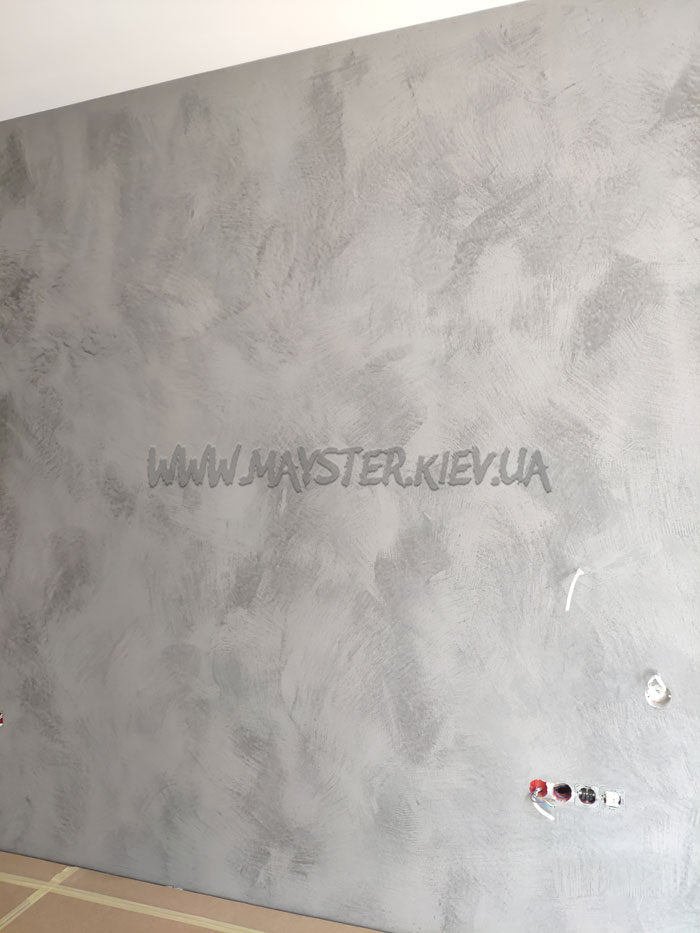 Marmorino Polvere Media Colorificio Veneziano серого цвета